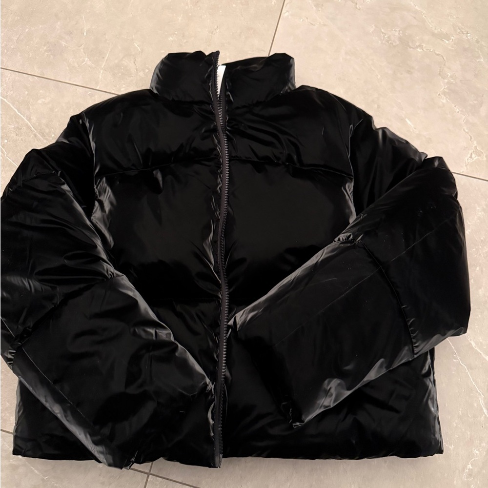 Garage Midnight Black Puffer Jacket